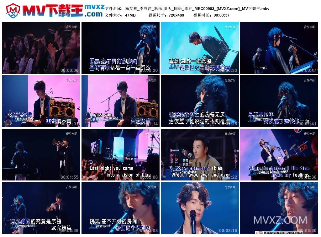 杨英格_李睿洋_泰乐-阴天_国语_流行_MEC00903